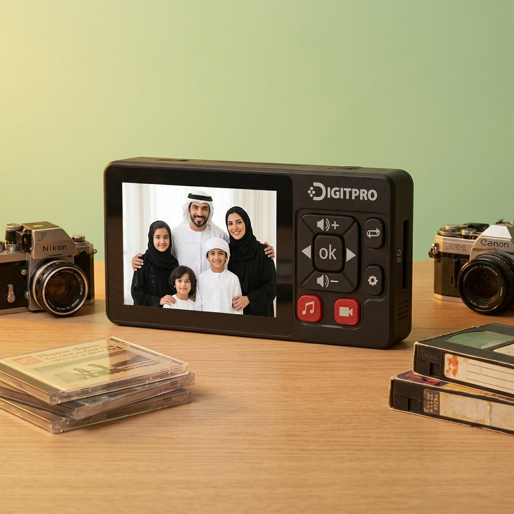 جهاز استخراج وحفظ الذكريات القديمة من الكاميرات والأشرطة إلى USB