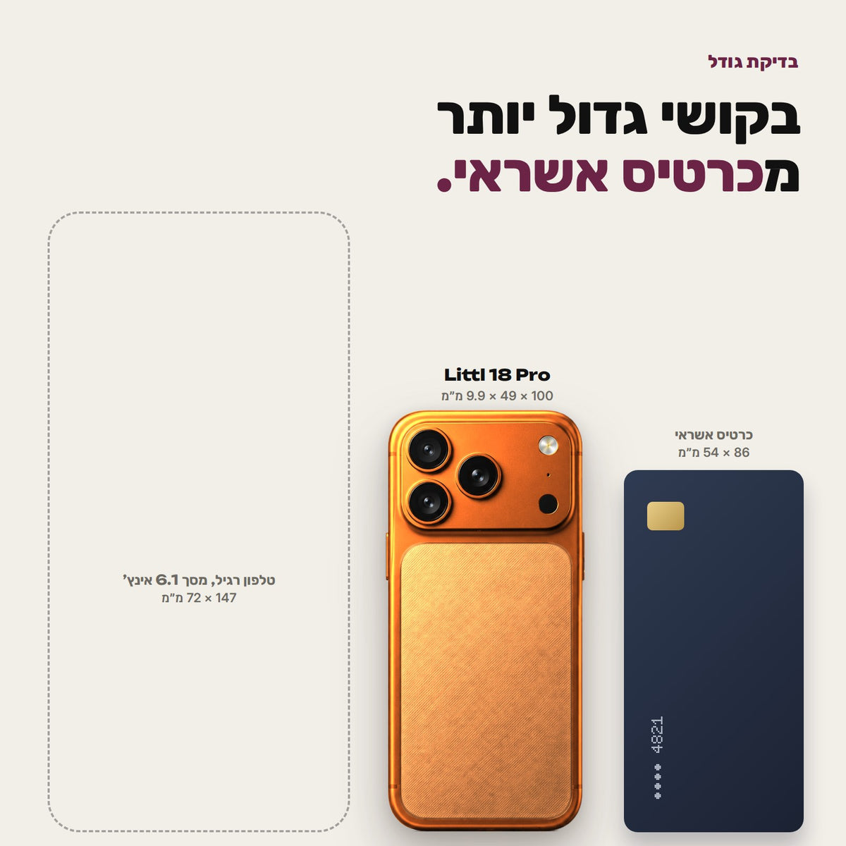 Littl 18 Pro ליד כרטיס אשראי