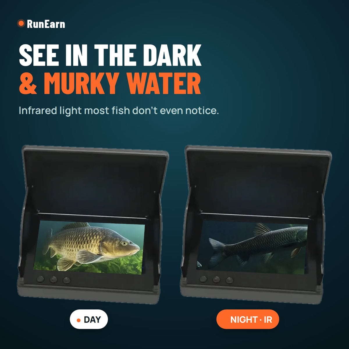 RunEarn Underwater Fishing Camera EN